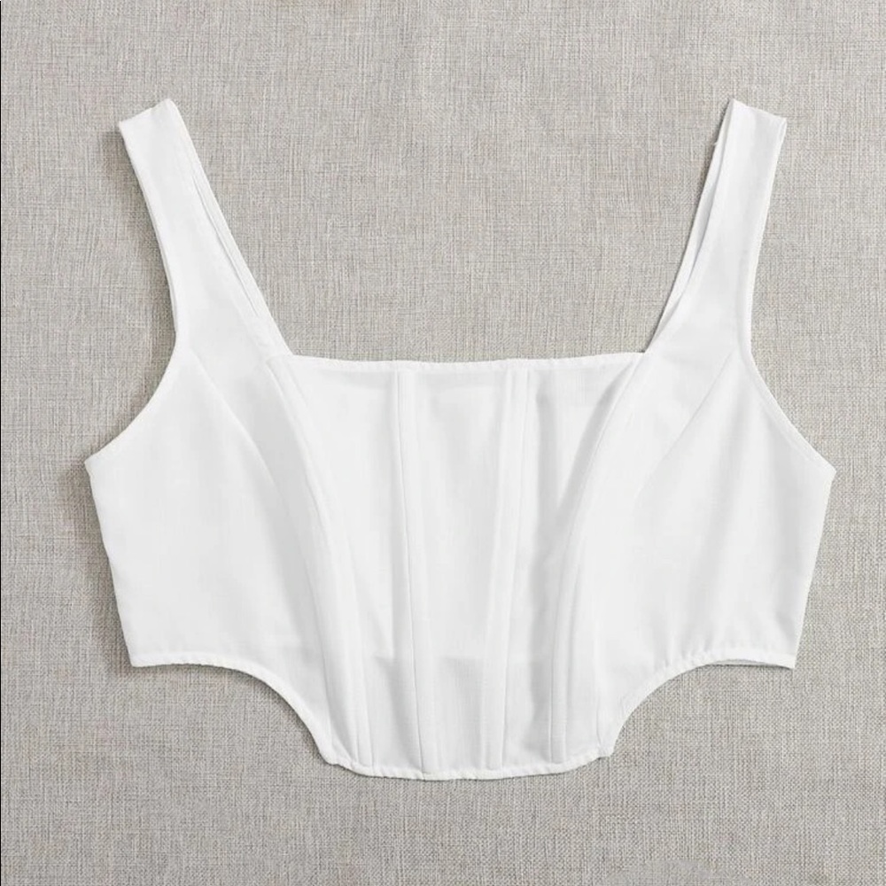 Asymmetrical Hem Crop Top